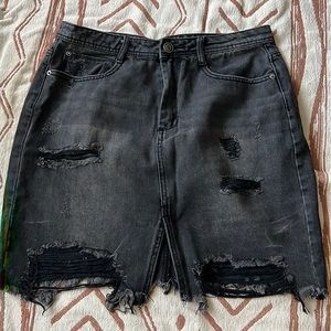 F21 Jean Skirt
